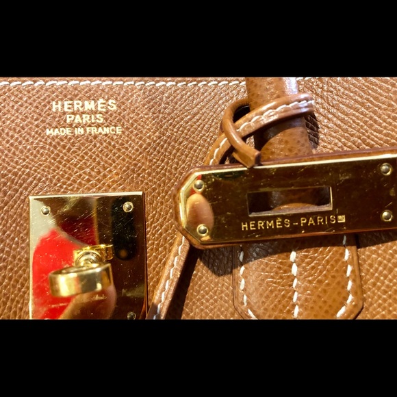 BEAUTIFUL HERMES BIRKIN PURSE 35CM - 25 CIRCLED W - Picture 3 of 8
